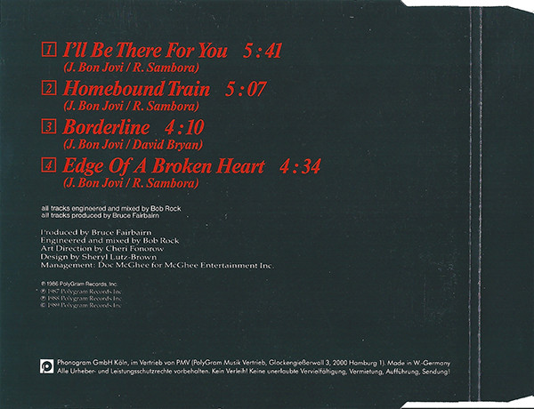 Bon Jovi - I'll Be There For You | Vertigo (872 565-2) - 3