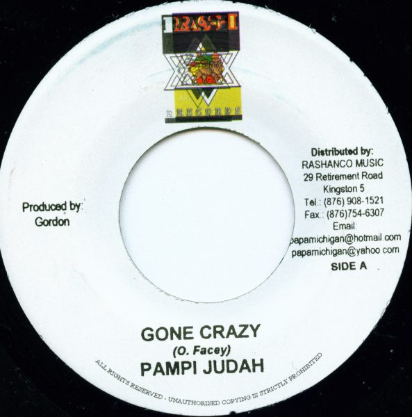 Pampi Judah - Gone Crazy | Ras-I Records (none) - main