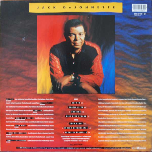 Jack DeJohnette - Parallel Realities | MCA Records (2292-57165-1) - 2 Jack DeJohnette - Parallel Realities | MCA Records (2292-57165-1) - 2