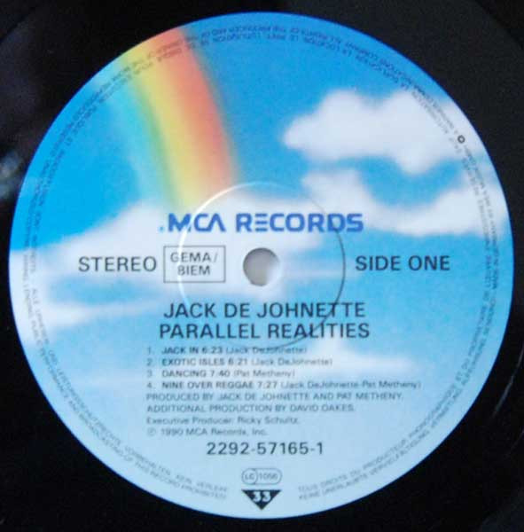 Jack DeJohnette - Parallel Realities | MCA Records (2292-57165-1) - 3 Jack DeJohnette - Parallel Realities | MCA Records (2292-57165-1) - 3