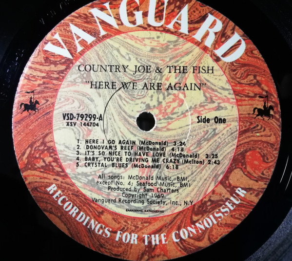 Country Joe And The Fish - Here We Are Again | Vanguard (VSD 79299) - 3