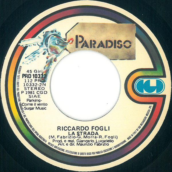 Riccardo Fogli - Malinconia | Paradiso (PRD 10332) - 4
