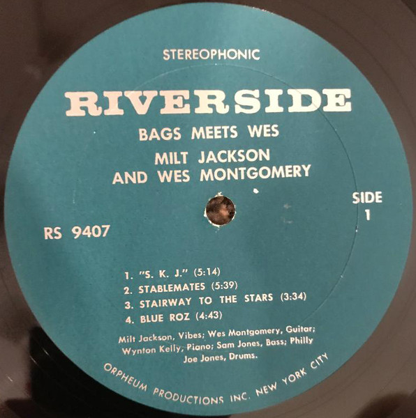Milt Jackson And Wes Montgomery - Bags Meets Wes! | Riverside Records (RS 9407) - 3 Milt Jackson And Wes Montgomery - Bags Meets Wes! | Riverside Records (RS 9407) - 3
