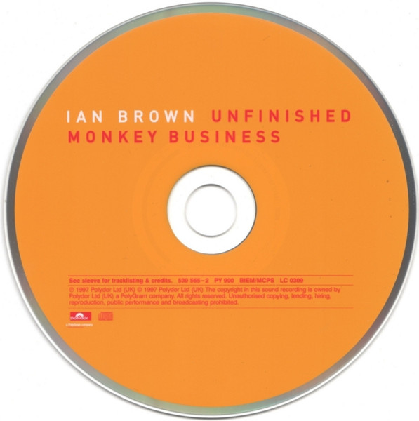 Ian Brown - Unfinished Monkey Business | Polydor (539 565-2) - 4