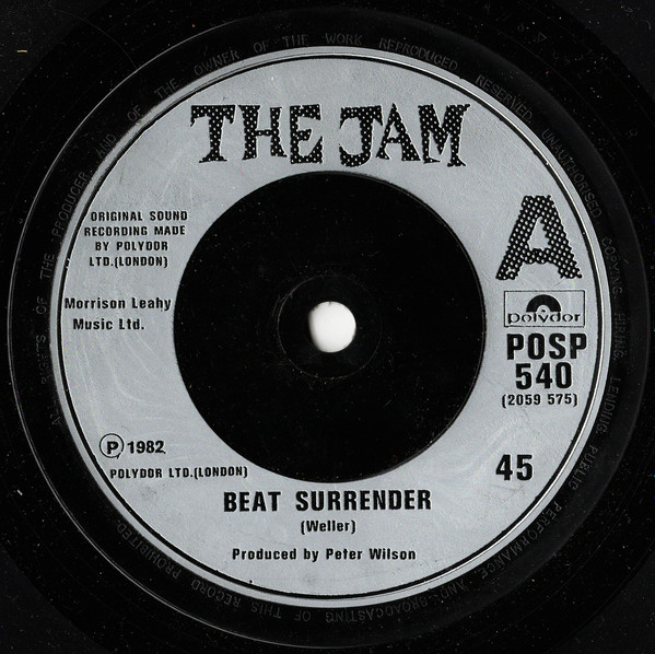 The Jam - Beat Surrender | Polydor (POSP 540) - 3