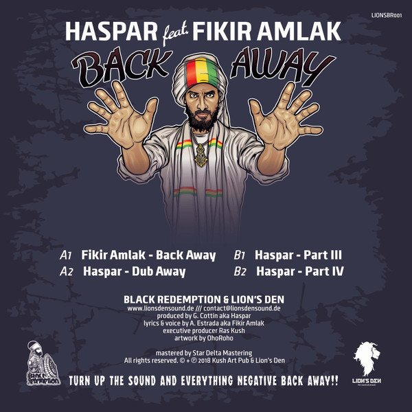 Haspar Feat. Fikir Amlak - Back Away | Lion's Den (LIONSBR001) - 2 Haspar Feat. Fikir Amlak - Back Away | Lion's Den (LIONSBR001) - 2