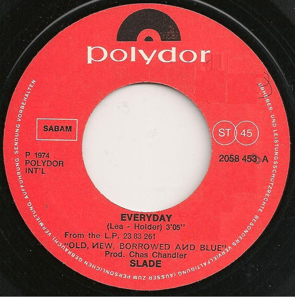 Slade - Everyday | Polydor (2058 453) - 3