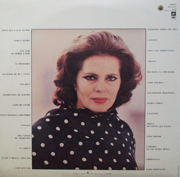 Amália Rodrigues - O Melhor De Amália (Estranha Forma De Vida) | Columbia (2606923) - 2