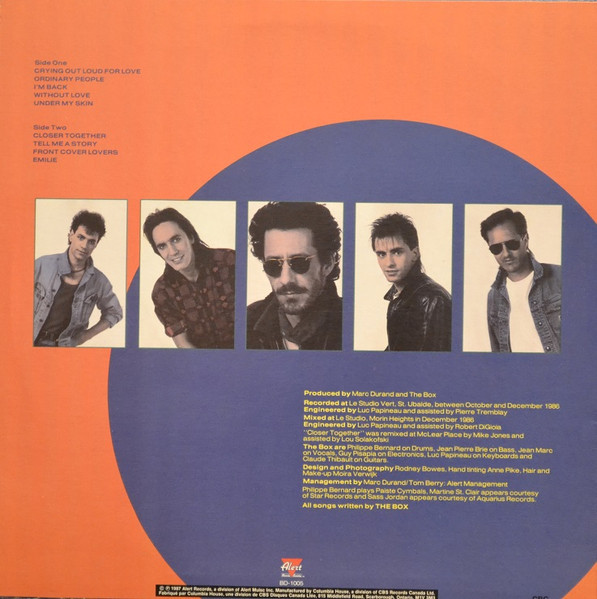 The Box - Closer Together | Alert Records (BD-1005) - 2