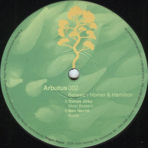 Tomas Jirku / Ben Nevile - Between Homer & Hamilton | Arbutus (ARB002) - main Tomas Jirku / Ben Nevile - Between Homer & Hamilton | Arbutus (ARB002) - main