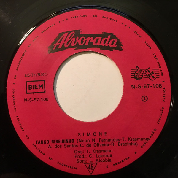 Simone de Oliveira - Sete Letras | Alvorada (N-S-97-108) - 4