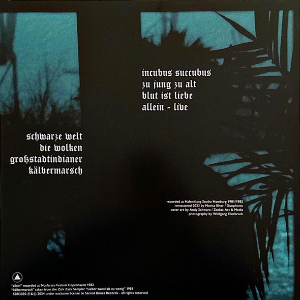 X Mal Deutschland - Early Singles (1981 - 1982) | Sacred Bones Records (SBR3050) - 2