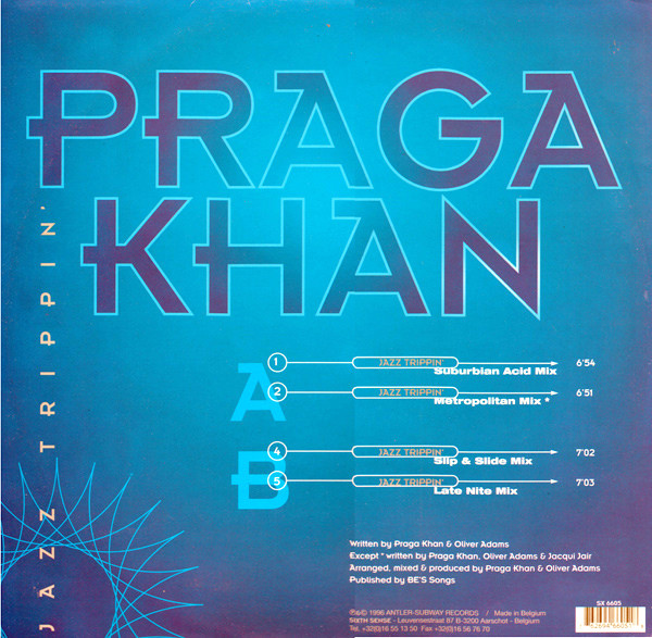 Praga Khan - Jazz Trippin' | Sixth Sense (SX 6605) - 2