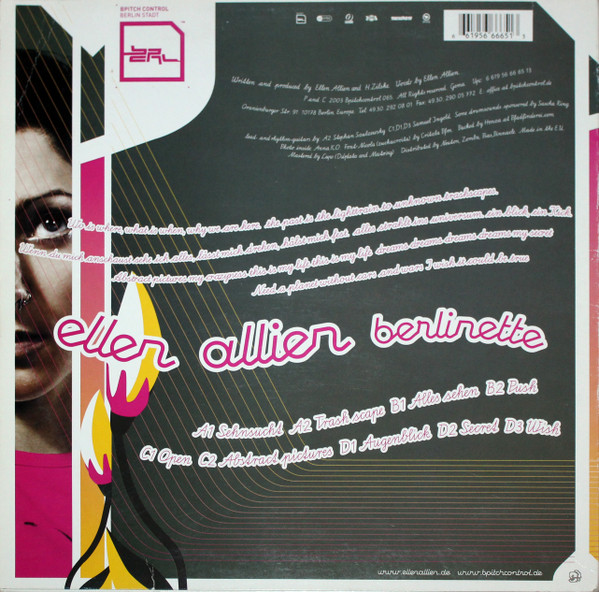 Ellen Allien - Berlinette | BPitch Control (BPC 065) - 2 Ellen Allien - Berlinette | BPitch Control (BPC 065) - 2