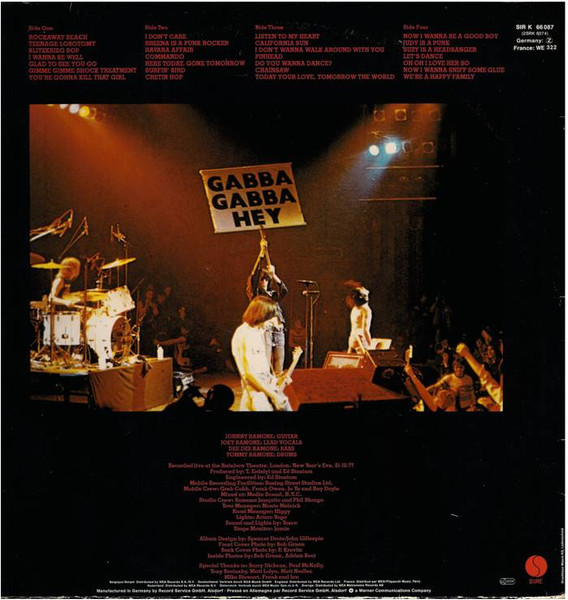 Ramones - It's Alive | Sire (SIR K 66 087) - 4 Ramones - It's Alive | Sire (SIR K 66 087) - 4