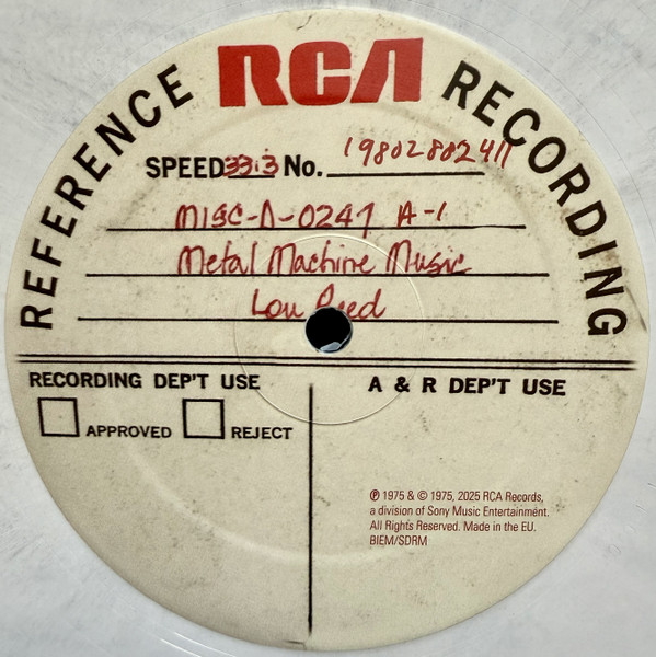 Lou Reed - Metal Machine Music (50th Anniversary) | RCA (19802882411) - 5 Lou Reed - Metal Machine Music (50th Anniversary) | RCA (19802882411) - 5