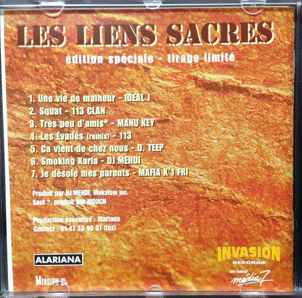 Various - Les Liens Sacrés - Le Sol, Le Sang, La Rue | Alariana (ALACD 1) - 2