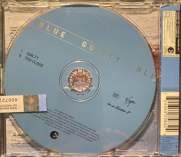 Blue - Guilty | Innocent (0724354758324) - 2