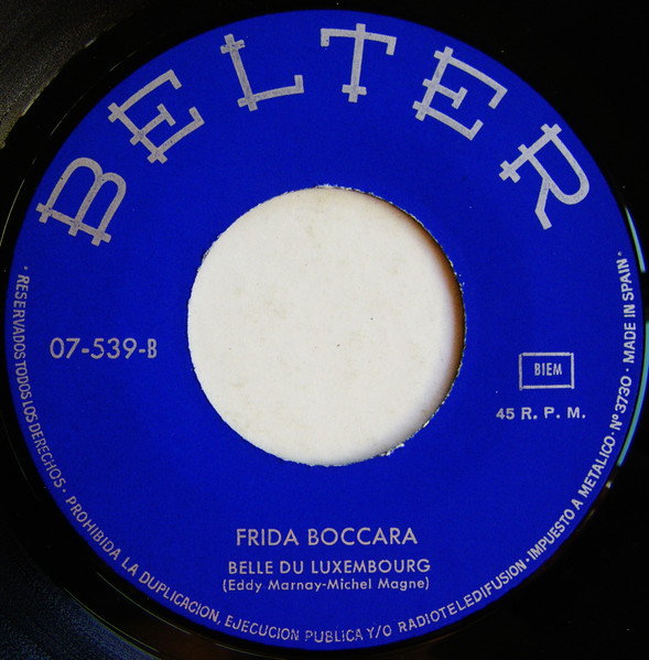 Frida Boccara - Un Jour, Un Enfant | Belter (07-539) - 4
