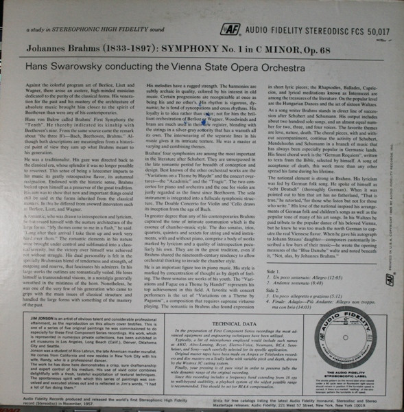 Symphony No. 1 In C Minor ·  Opus 68