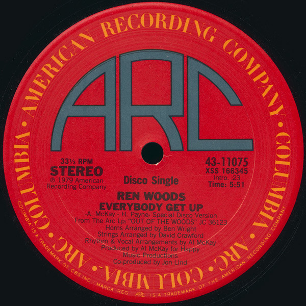 Ren Woods - Everybody Get Up | ARC (43-11075)