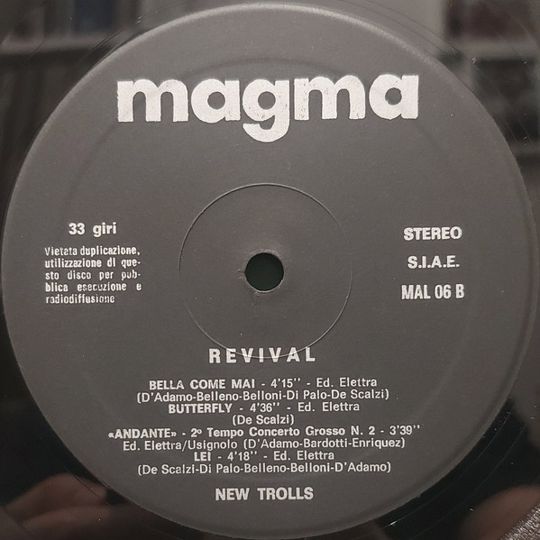 New Trolls - Revival | Magma (MAL 06) - 4 New Trolls - Revival | Magma (MAL 06) - 4