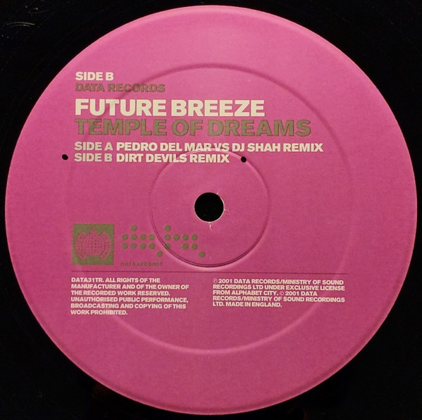 Future Breeze - Temple Of Dreams | Data Records (DATA31TR) - 4 Future Breeze - Temple Of Dreams | Data Records (DATA31TR) - 4