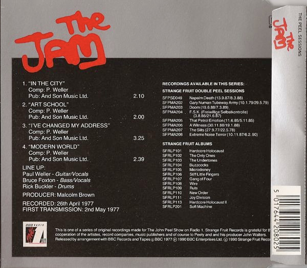 The Jam - The Peel Sessions | Strange Fruit (SFPSCD080) - 2