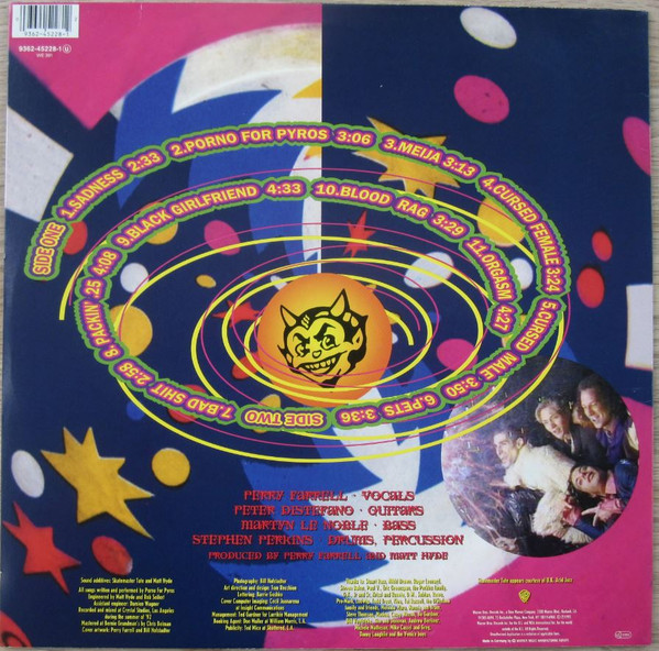 Porno For Pyros - Porno For Pyros | Warner Bros. Records (9362-45228-1) - 2