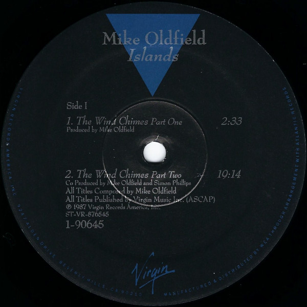 Mike Oldfield - Islands | Virgin (7 90645-1) - 3 Mike Oldfield - Islands | Virgin (7 90645-1) - 3