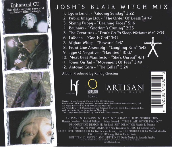 Various - The Blair Witch Project: Josh's Blair Witch Mix | Gold Circle Entertainment (GC 0120-2) - 2