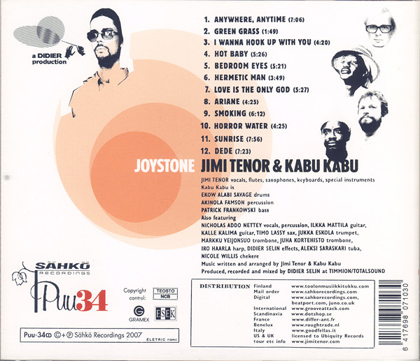 Jimi Tenor & Kabu Kabu - Joystone | Puu (PUU-34) - 3 Jimi Tenor & Kabu Kabu - Joystone | Puu (PUU-34) - 3