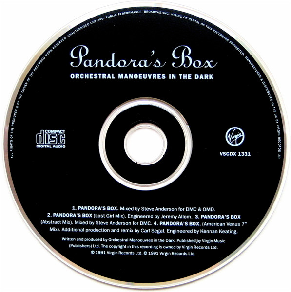 Orchestral Manoeuvres In The Dark - Pandora's Box | Virgin (VSCDX 1331) - 3 Orchestral Manoeuvres In The Dark - Pandora's Box | Virgin (VSCDX 1331) - 3