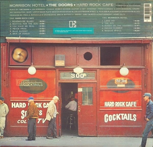 The Doors - Morrison Hotel | Elektra (K 42 080) - 2