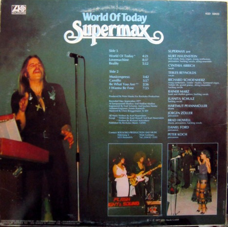 Supermax - World Of Today | Atlantic (KSD 50423) - 2
