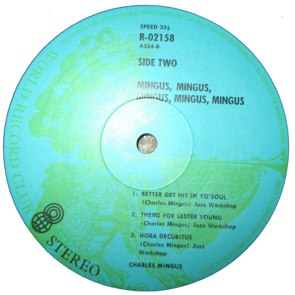 Charles Mingus - Mingus Mingus Mingus Mingus Mingus | World Record Club (R-02158) - 4 Charles Mingus - Mingus Mingus Mingus Mingus Mingus | World Record Club (R-02158) - 4