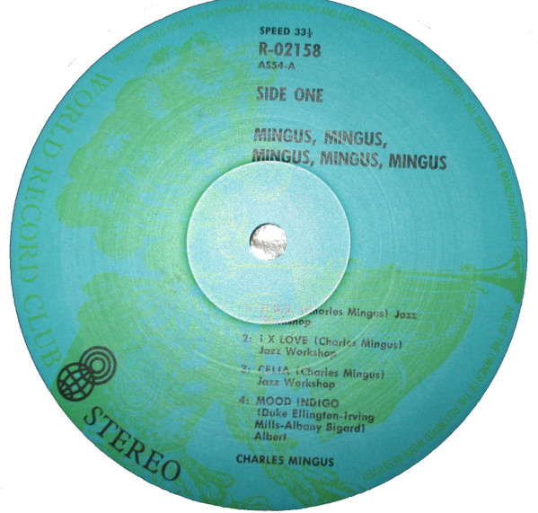 Charles Mingus - Mingus Mingus Mingus Mingus Mingus | World Record Club (R-02158) - 3 Charles Mingus - Mingus Mingus Mingus Mingus Mingus | World Record Club (R-02158) - 3