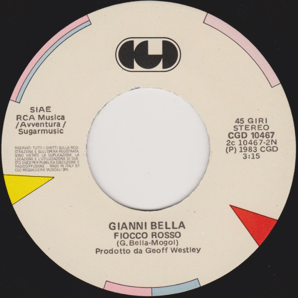 Gianni Bella - Il Patto | CGD (CGD 10467) - 4