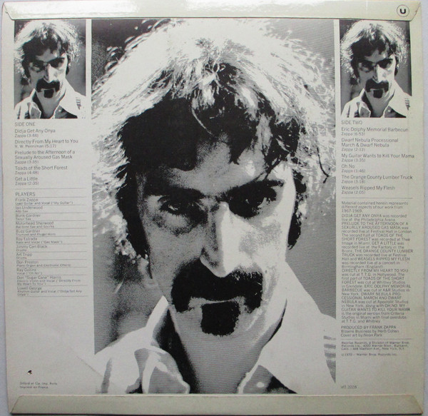 The Mothers - Weasels Ripped My Flesh | Reprise Records (MS. 2028) - 2 The Mothers - Weasels Ripped My Flesh | Reprise Records (MS. 2028) - 2