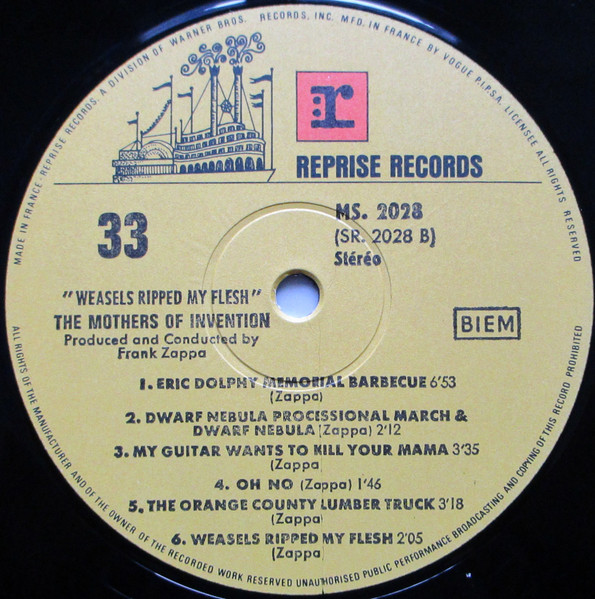 The Mothers - Weasels Ripped My Flesh | Reprise Records (MS. 2028) - 4 The Mothers - Weasels Ripped My Flesh | Reprise Records (MS. 2028) - 4