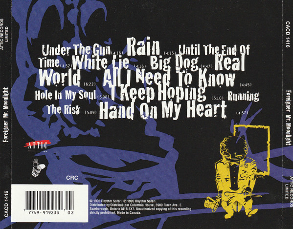 Foreigner - Mr. Moonlight | Attic (CACD 1416) - 2 Foreigner - Mr. Moonlight | Attic (CACD 1416) - 2