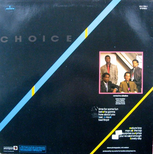 Central Line - Choice | Mercury (814 733-1) - 2