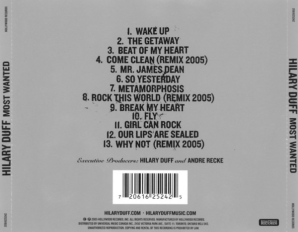 Hilary Duff - Most Wanted | Hollywood Records (2061625242) - 2 Hilary Duff - Most Wanted | Hollywood Records (2061625242) - 2