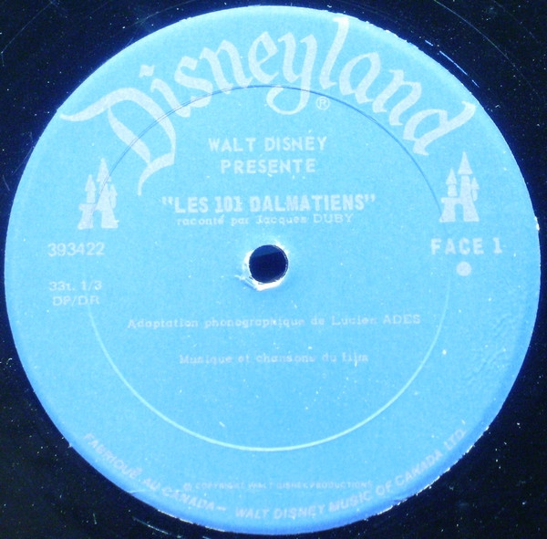 Jacques Duby - 101 Dalmatiens [Vinyl] | Disneyland (393422) - 4