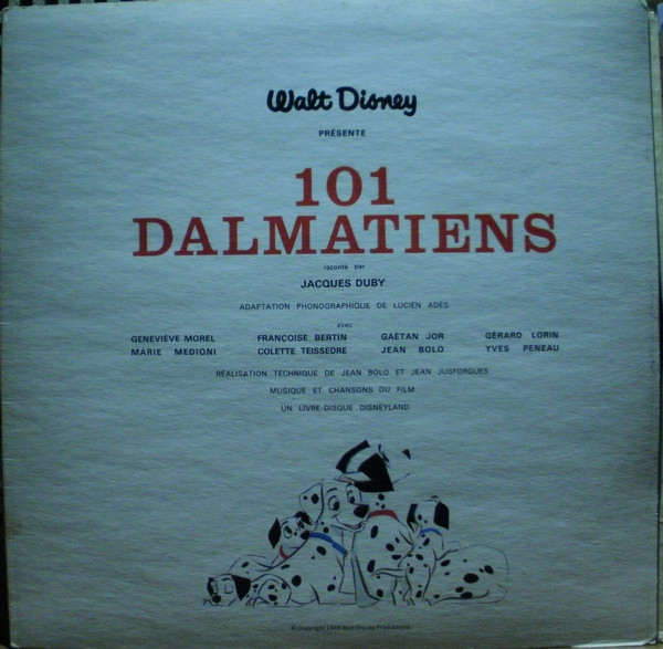 Jacques Duby - 101 Dalmatiens [Vinyl] | Disneyland (393422) - 3