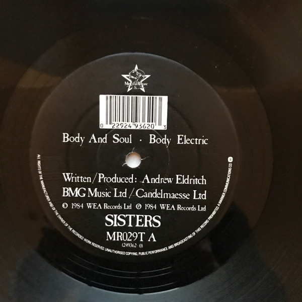 The Sisters Of Mercy - Body And Soul | Merciful Release (MR029T) - 3