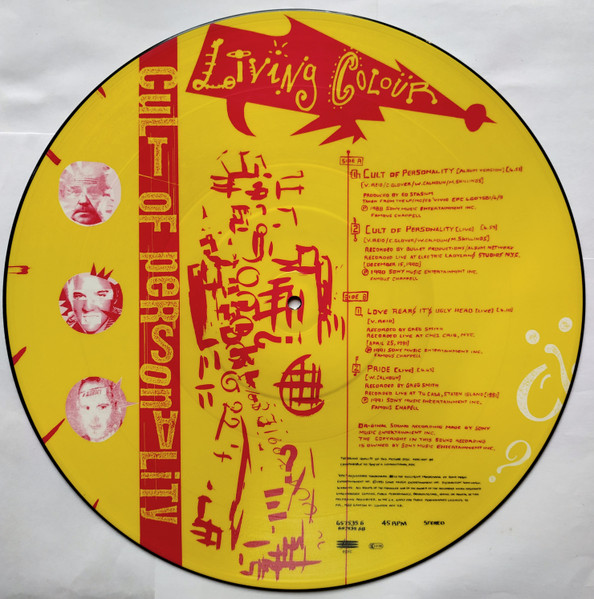 Living Colour - Cult Of Personality | Epic (657535 6) - 2 Living Colour - Cult Of Personality | Epic (657535 6) - 2
