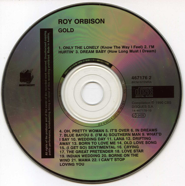 Roy Orbison - Collection Gold | CBS Special Marketing (467176 2) - 3