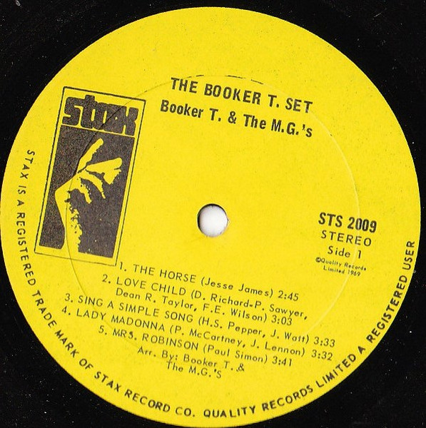 Booker T & The MG's - The Booker T. Set [Vinyl] | Stax (STS 2009) - 3