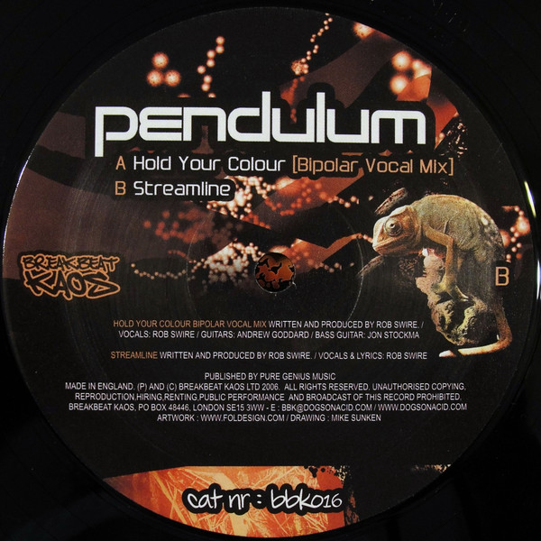 Pendulum - Hold Your Colour (Bipolar Vocal Mix) | Breakbeat Kaos (BBK016) - 4